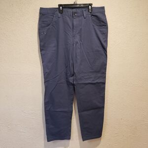 Under Armour Golf Pants Mens 36x32 Blue Nylon Polyester Stretch